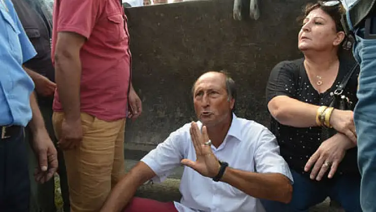 Samsun'da Olaylı Yıkım