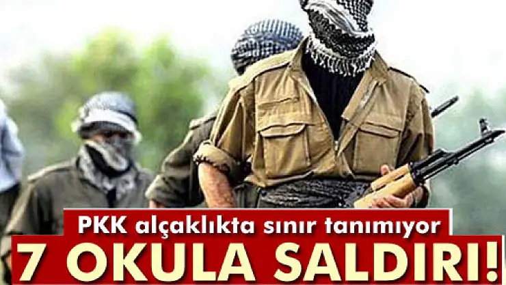 PKK'nın boykot çağrısına uymayan 7 okula saldırı