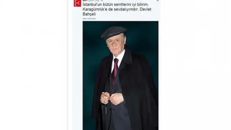 Bahçeli'den kasketli gönderme