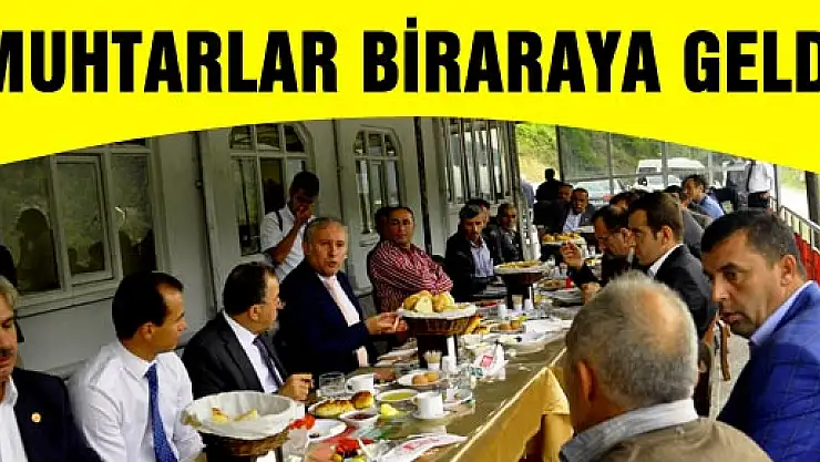 Ayvacık'lı Muhtarlar Toplantıda bir araya geldi