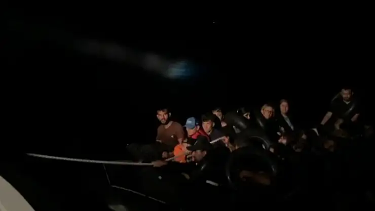 41 kaçak göçmen yakalandı