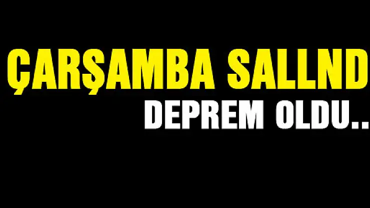 çarşamba sallandı