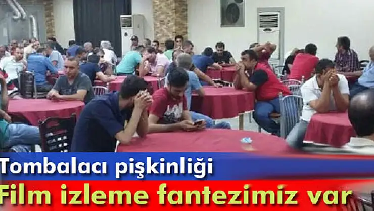 Tombala oynarken yakalandılar 'film izliyorduk' dediler