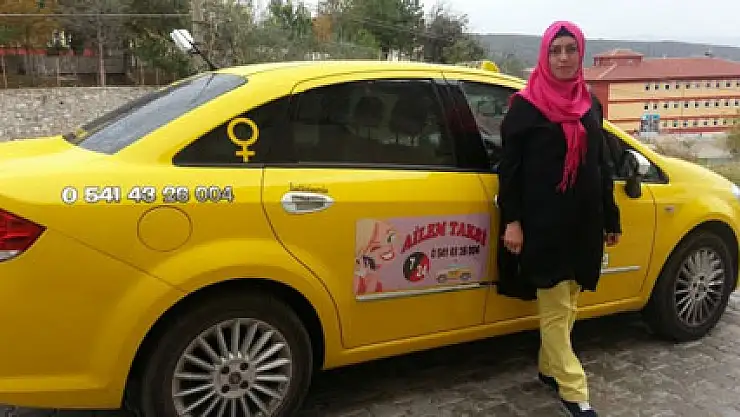 Bu da kadınlara özel taksi