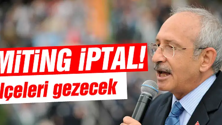 CHP'nin Samsun Mitingi İptal