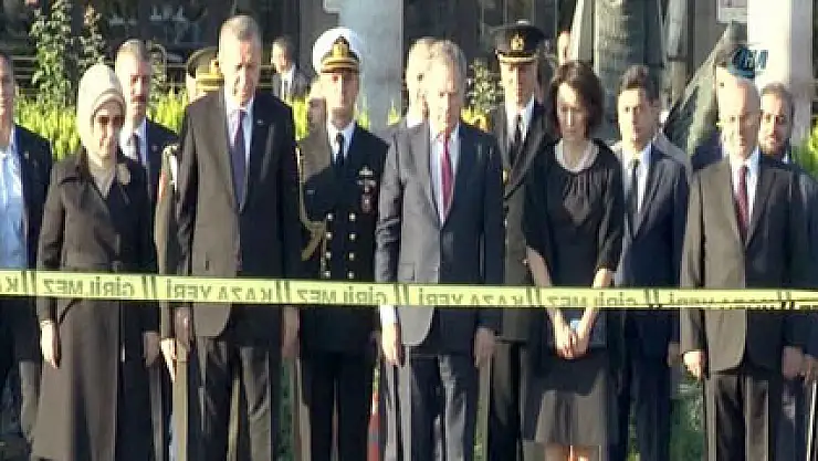 Cumhurbaşkanı Erdoğan patlama bölgesinde