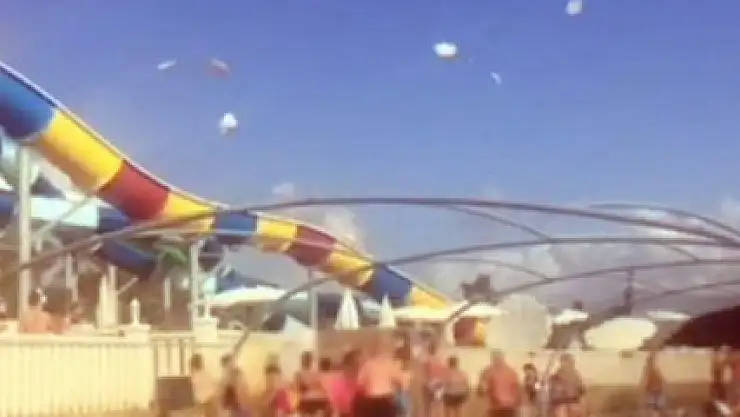 Antalya'da hortum paniği