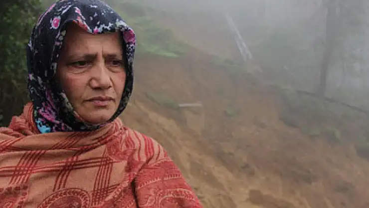 Cumhurbaşkanı Erdoğan'ın mahallesinde heyelan