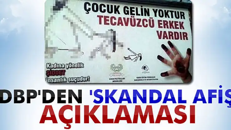 DBP'den 'skandal afiş' açıklaması