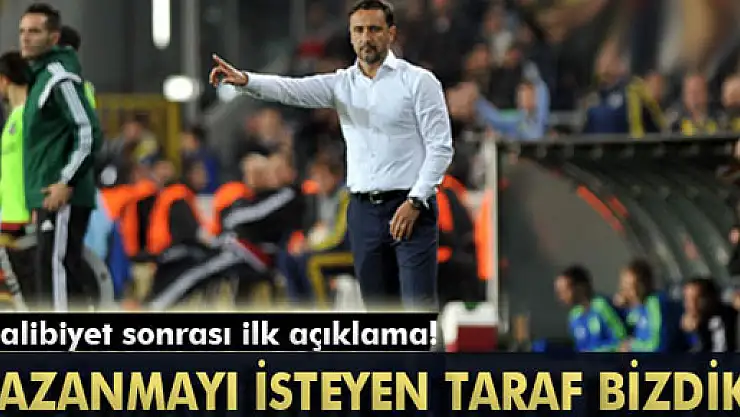 Pereira: 'Kazanmayı isteyen taraf bizdik'