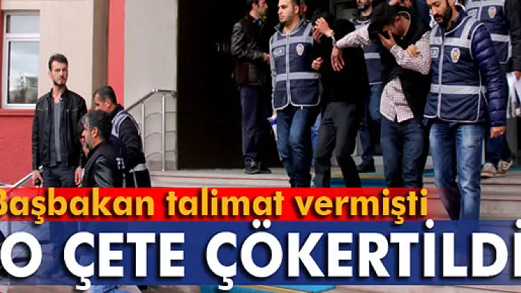 İş yerini soyan 12 kişilik çete başbakanın talimatıyla çökertildi