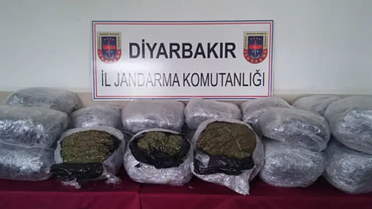 Diyarbakır'da 134,5 kilo uyuşturucu ele geçirildi