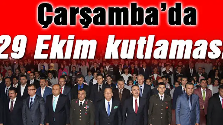 Çarşamba'da 29 Ekim kutlaması