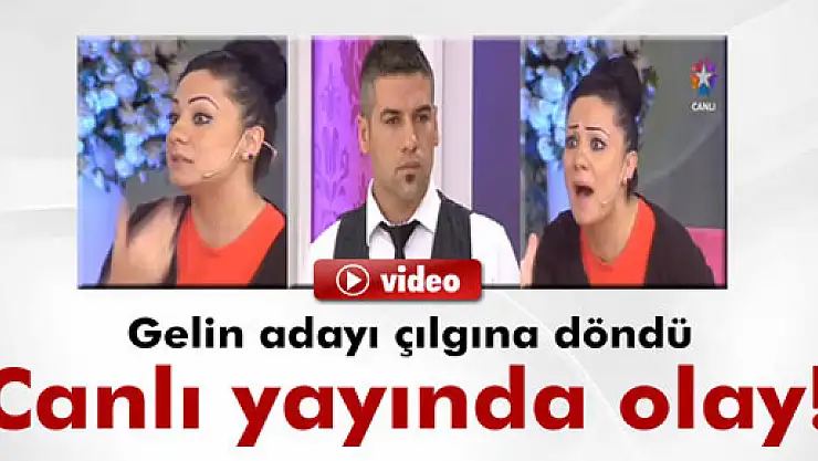 Gelin adayı damat adayının üzerine yürüdü