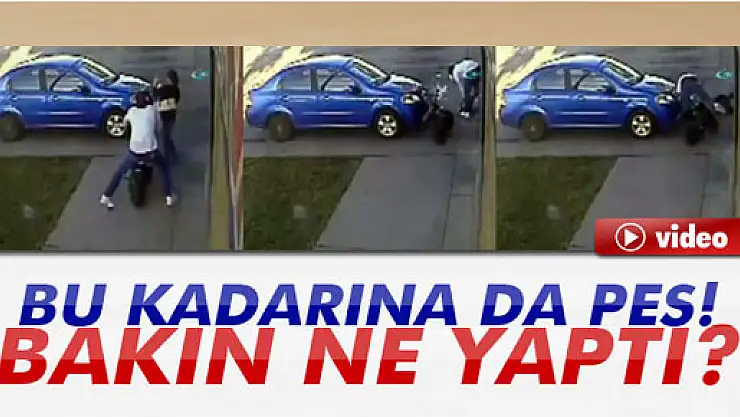 Önce çarptı sonra kaçtı