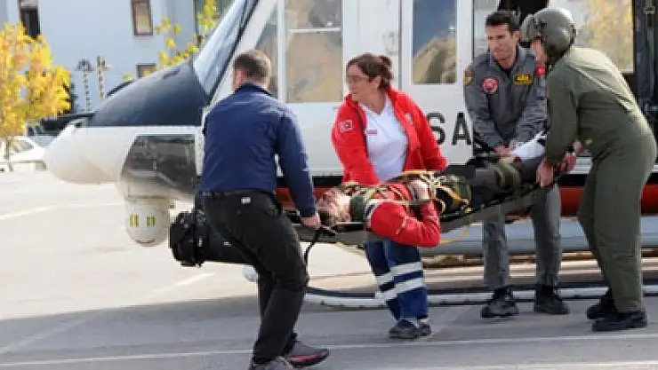 Milli atlet 20 saat mahsur kaldı