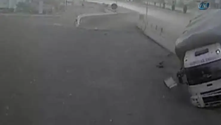 Faciayı güvenlik bariyeri önledi