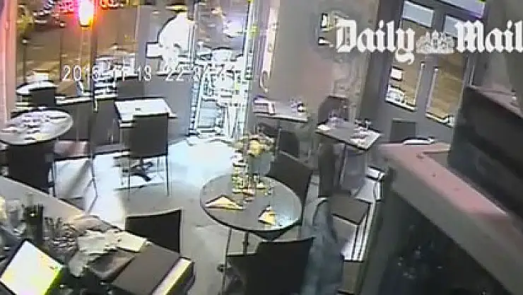 Paris'taki katliamın dehşet veren ilk görüntüleri