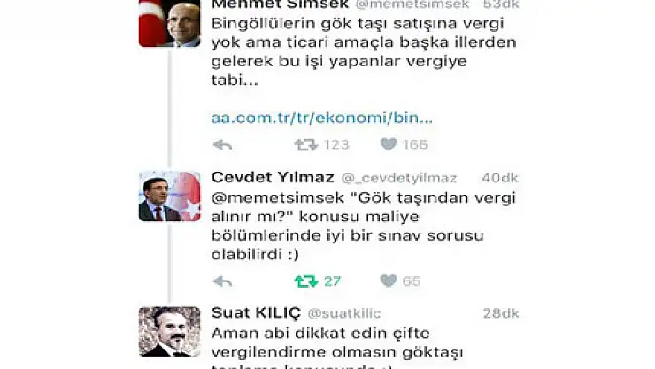 Göktaşı bakanlar arasında espri konusu oldu