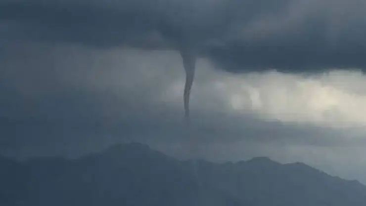 Marmaris'te hortum korkuttu