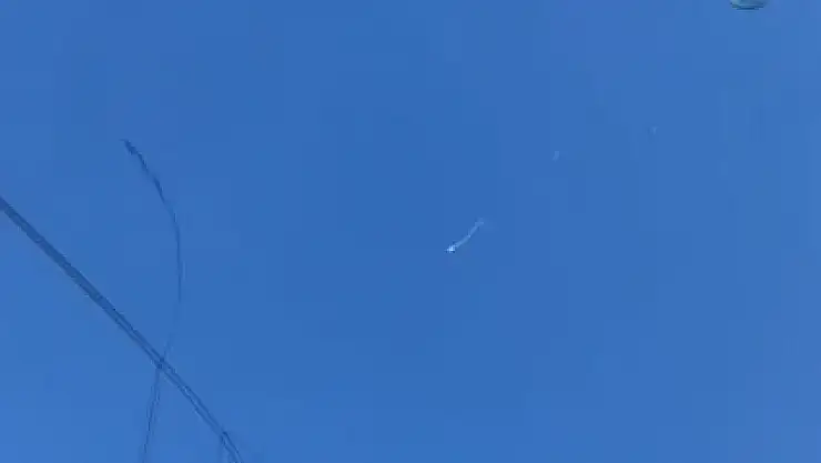 TSK'nın düşürdüğü savaş uçağı böyle görüntülendi!