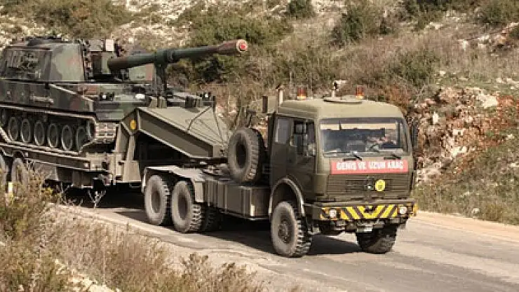 Hatay sınırına obüs sevkiyatı başladı