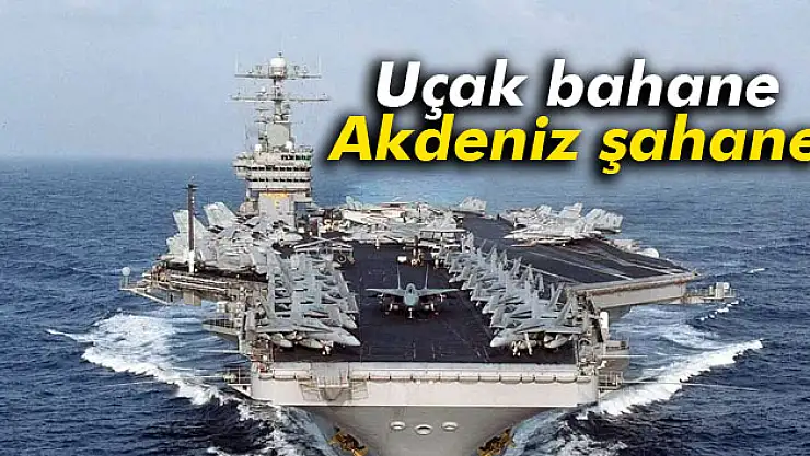 Uçak bahane Akdeniz şahane
