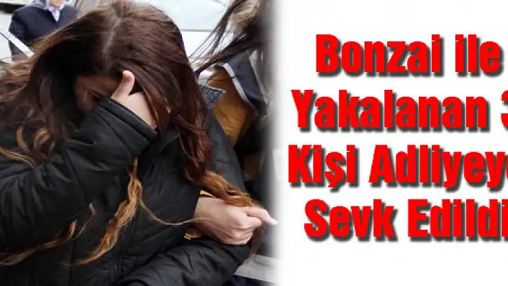 Bonzai ile Yakalanan 3 Kişi Adliyeye Sevk Edildi