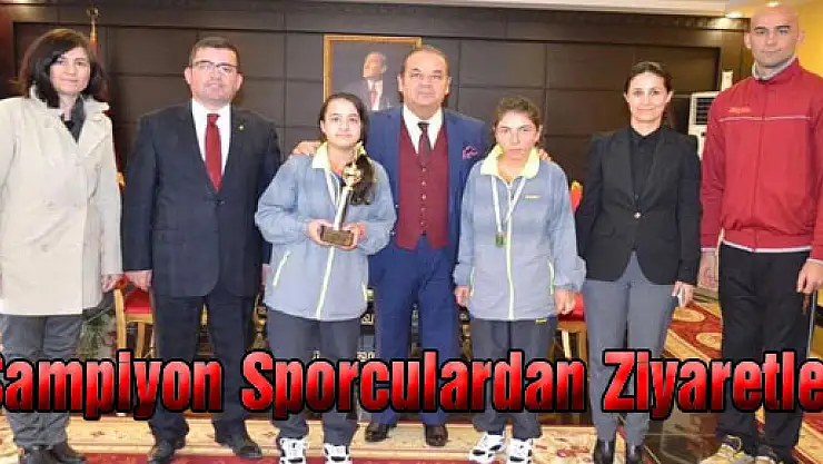 Şampiyon Sporculardan Ziyaretler