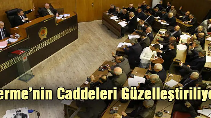 Terme'nin Caddeleri Güzelleştiriliyor