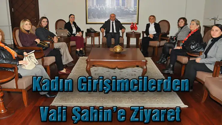 Kadın Girişimcilerden Vali Şahin'e Ziyaret