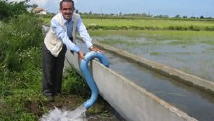 Köylerde yürütülen sulama projeleri biti