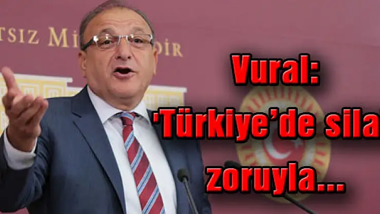 Vural: 'Türkiye'de silah zoruyla...