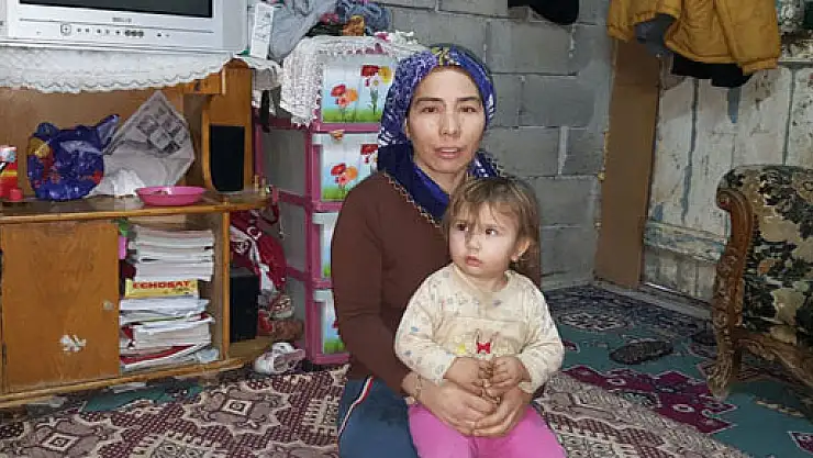 Barakada hayat mücadelesi veren ailenin dramı