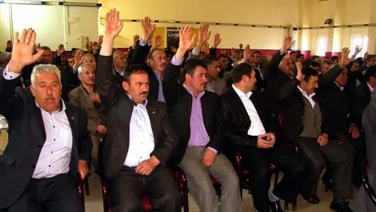 Köylere hizmet götürme birliği seçimi yapıldı