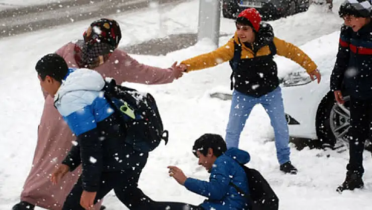 Buzlanan yollarda vatandaşların zor anları