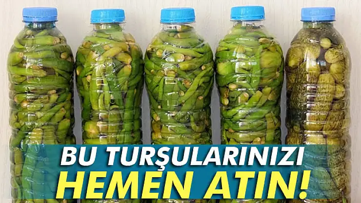 Özyaral: 'Pet şişedeki turşularınızı atın'