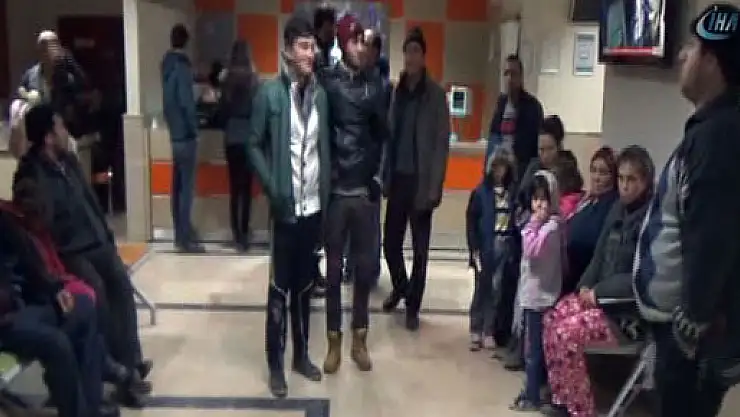 Deprem sonrası hastanelere akın ettiler