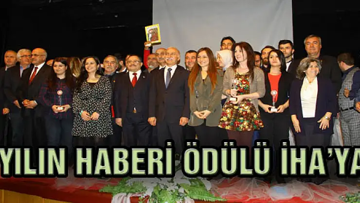 YILIN HABERİ ÖDÜLÜ İHA'YA