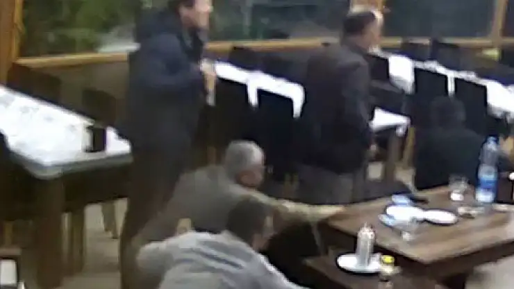 Mersin'deki hortum paniği kamerada