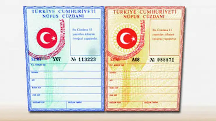 'Nüfus cüzdanı' ibaresi yerine 'kimlik kartı' ibaresi kullanılacak