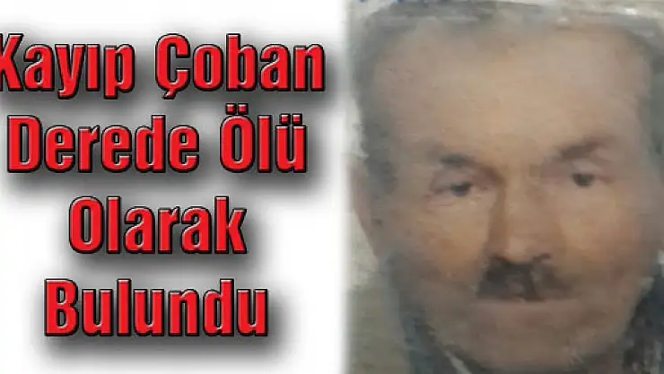 Kayıp Çoban Derede Ölü Olarak Bulundu