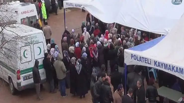 Roketli saldırıda hayatını kaybeden kadın toprağa verildi