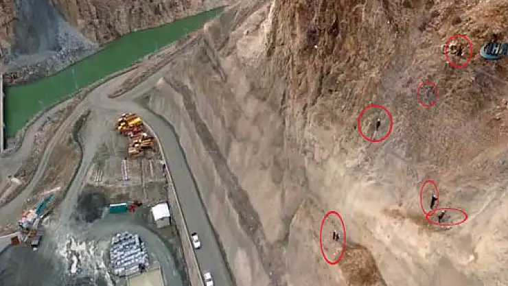 Bu barajda çalışmak yürek ister