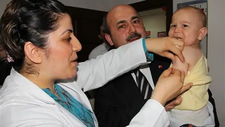 Samsun'da aşı haftası başladı