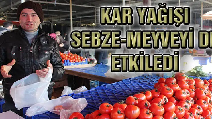 Soğuk Hava, Pazar Alışverişini Etkiledi