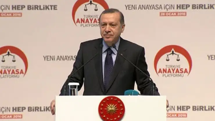 Erdoğan: 'Başkanlık sistemi konusunda kararı millet versin'