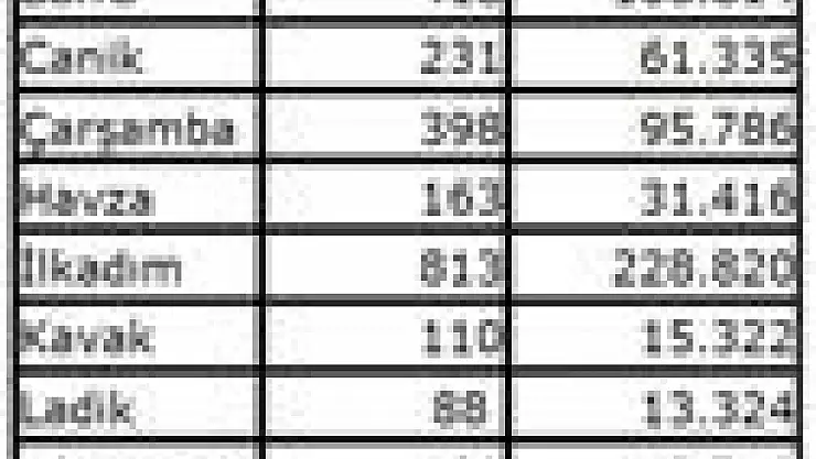 Samsun'da 880 bin seçmen oy kullanacak?