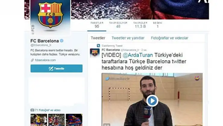 Barca'dan Türk futbolseverler için jest