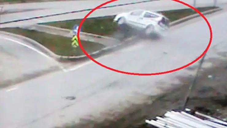 Defalarca takla attı!